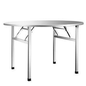 Table pliante en acier inoxydable <span class=keywords><strong>pour</strong></span> la maison, la <span class=keywords><strong>location</strong></span>, la salle à manger, les barbecues et les stands – Mobilier d'extérieur au design minimaliste - Product Image 1