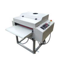 Machine de revêtement UV de 480 mm de large avec six lampes IR, nouvel équipement semi-automatique de post-impression, 10 m/min, 3000 W