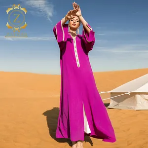 Zaynab Sleeve Casual High End Kaftan Abaya Maxi Bohemian Smart Casual Abaya Jalabiya Dresses