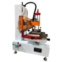 Máquina de serigrafía de mesa semiautomática económica Impresión de Mantel de trabajo al vacío semiautomática