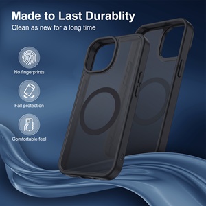 Coque de téléphone magnétique antichoc pour <span class=keywords><strong>iPhone</strong></span> 16 Pro Max, charge sans fil, dos mat translucide pour <span class=keywords><strong>iPhone</strong></span> 17 16 15 14 13 <span class=keywords><strong>12</strong></span> Pro - Product Image 6