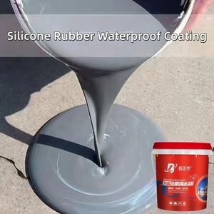 Revêtement imperméable liquide à base de silicone, peinture imperméable durable, matériaux d'étanchéité pour toiture en béton - Product Image 1