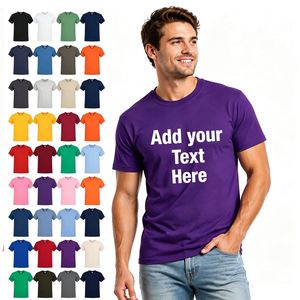 Logo Printed High-Quality Cotton Shirt With Your Design Wholesale Promotional Business Team Gift T-Shirts Custom - Product Image 1