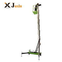 Échelle électrique CE ISO 10 mètres Échelles verticales de levage pour un homme en aluminium télescopique hydraulique