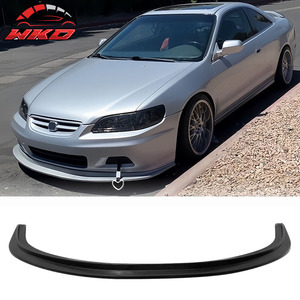 เหมาะสำหรับ Honda Accord Coupe 2 ประตู ปี 2001-2002 สไตล์ MDA ชิ้นส่วนกันชนหน้าแบบยังไม่ทำสี สีดำ - Product Image 1