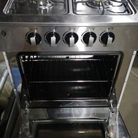Cuisinière verticale intégrée à 60 brûleurs à gaz avec four, exportation européenne et britannique, barbecue