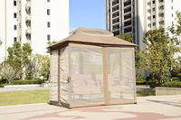 Grandes balançoires de jardin et de terrasse avec auvent, pour usage extérieur, avec places assises individuelles
