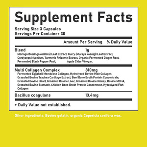 Cápsulas de Colágeno Múltiple OEM al por Mayor, 100% Naturales y Orgánicas, Suplemento Dietético Antioxidante para el Control de Peso y Estimulación del Metabolismo - Product Image 2