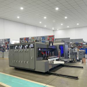 <span class=keywords><strong>Máquina</strong></span> Impresora Flexográfica Automática de Alta Velocidad, Ranuradora y Troqueladora <span class=keywords><strong>para</strong></span> Producción de Cajas de <span class=keywords><strong>Cartón</strong></span> - Product Image 1