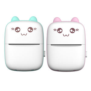 Imprimante photo numérique intelligente de poche, mini imprimante thermique portable pour téléphone portable avec 1 rouleau de papier d'impression de 4,5 m de long - Product Image 1