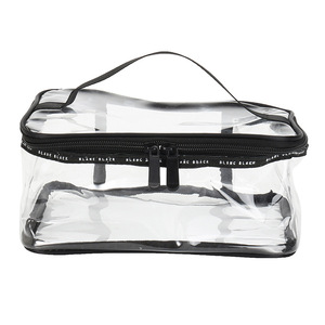 Transparent Waterproof <b>Toiletry</b> <b>Bag</b> <b>Large</b> Size 23x17x10cm Multipurpose Travel Cosmetic Storage PVC Makeup <b>Bag</b> - Product Image 5