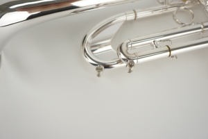 Trompeta Profesional BB de 3 Válvulas con Cuerpo de Latón Niquelado, Estilo Americano, Teclado de Agua <span class=keywords><strong>Amado</strong></span> más Pesado, Logotipo y Estuche Personalizables - Product Image 5