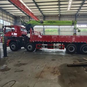 Nouveau modèle de grue montée sur camion Shacman Delong Zoomlion de 20 tonnes, camion de levage pour la construction avec une forte capacité de charge - Product Image 5