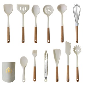 Ensemble de 13 ustensiles de cuisine, spatules et cuillères, outils de cuisine en silicone antiadhésif, ensemble d'ustensiles de cuisine - Product Image 1