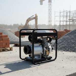 Pompe à eau à essence standard 60 (Série de pompes à moteur à essence), hauteur de refoulement 25m, démarrage électrique - Product Image 1