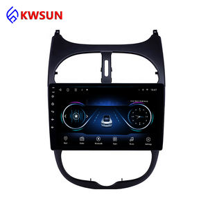 Autoradio HD dokunmatik ekran araba radyo ses 9 inç Android 10 <span class=keywords><strong>Peugeot</strong></span> <span class=keywords><strong>206</strong></span> 2000-2016 için - Product Image 1