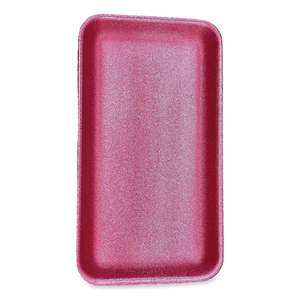 ถาดใส่เนื้อ GEN ขนาด 14.5 x 8 x 0.75 นิ้ว สีชมพู พลาสติก 250 ชิ้น/กล่อง (1525PINK) - Product Image 4