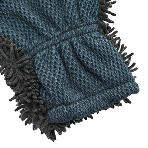 Guantes de microfibra para limpieza de autos, de cinco dedos, con tela de chenilla y malla, para detallado automotriz. - Product Image 3