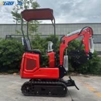 Nouvelle Arrivée Promotionnelle Mini-Excavatrice 1 Tonne Koop 192F Moteur Diesel Euro V pour Projets de Jardinage, Verger et Agriculture