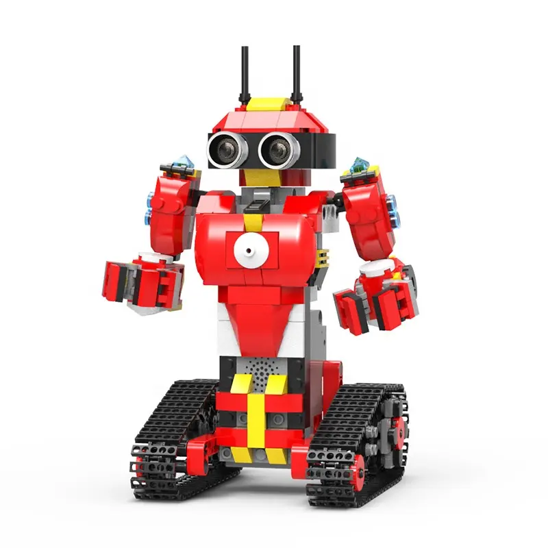 EPT Remote Control Battery Operated Robot Toy Diy Programmable Intelligence Assembling Building Blocks kids toys robot