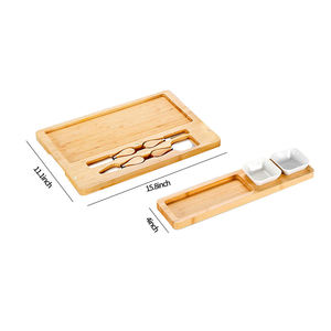 Ensemble de planches à fromage en bambou écologiques, nouveau, en gros, plateau à charcuterie, plateau <span class=keywords><strong>pour</strong></span> cadeaux de mariage ou de pendaison de crémaillère - Product Image 6
