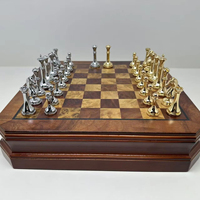 Offre Spéciale : Ensemble d'échecs en bois de 12 pouces pour intérieur, avec horloge d'échecs et boîte, idéal pour offrir, écologique, durable, pliable, logo personnalisable