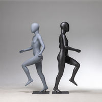 Maniquí Deportivo Adolescente con Base Estable, Maniquí Atlético de Cuerpo Completo para Exhibición de Moda