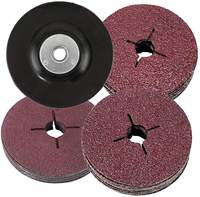 Support OEM ODM Disque en fibre de résine à trou rond en céramique violette de 4.5 pouces pour le meulage de soudure et le biseautage