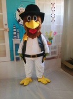 Costumes de mascotte de coq personnalisés professionnels Blue Sky pour Noël, en peluche unisexe pour adultes