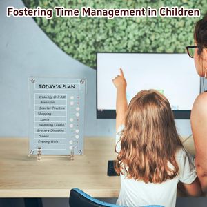 Tablero de Planificación de Tareas Magnético Acrílico para Niños y Adultos, Lista de Tareas Diarias - Product Image 5
