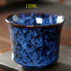 Tazón de Té Kung Fu Hecho a Mano con Esmalte Alterado en Horno, 120 ml, Taza Maestra de Cerámica Colorida, Set de Regalo para Amantes del Té - Product Image 4