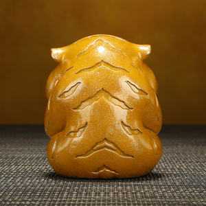 รูปปั้นเสือน่ารัก ทองแดง ของตกแต่งบ้าน สำนักงาน ของขวัญ - Product Image 2