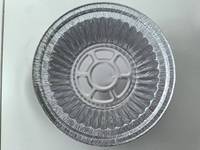 Bol en aluminium jetable robuste, grand et rond, avec couvercle, pour la cuisson des aliments chauds, la vente à emporter et la restauration – Contenant en aluminium