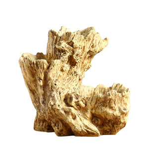 Creative Resin Tree Root Flower <b>Pot</b> Three Hole <b>Succulent</b> Planter For Balcony Garden With Drainage Hole Beige Sprayed - Product Image 5