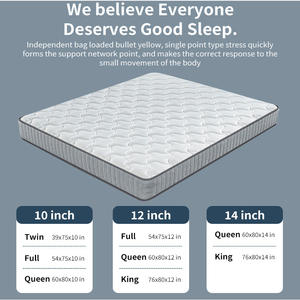 Hafızalı Köpük Hibrit Kumaş Otel Çift Kişilik King Size Vakumlu Paketlenmiş Rulo Tipi Kutu İçinde Lüks Sıkıştırılmış Yaylı Yatak - Product Image 5