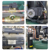 Unités de condensation à refroidissement par eau Copeland Scroll ZFI26KNE ZFI36KQE ODM, économie d'énergie, ultra basse température, réfrigération commerciale profonde