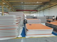 Matelas de camping gonflable simple de haute qualité, moderne, pliable, portable, pour utilisation en extérieur, 2m x 1m, matelas Airtrack, CE