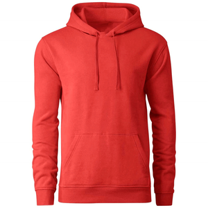 Sweat à capuche en molleton mélangé de coton pour l'hiver, idéal pour les activités de plein air – Molleton uni teint de qualité supérieure pour l'hiver - Product Image 6