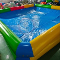 Piscine gonflable géante Piscine gonflable écologique Aire de jeux aquatique pour enfants Piscine extérieure familiale Enfants Adultes