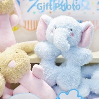 Juguete de Peluche para Perro con Sonido, Conejo y Elefante, Sonido BB, Compañero para Cachorros, Limpieza de Dientes Interactiva, 2 Diseños, 30g
