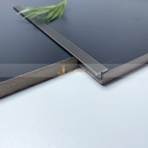 JYFMETAL LL133 304 Stainless Steel Brushed T-Shaped Tile Trim <b>Profile</b> Accessories-Waterproof Durable Contemporary Design 5-Year - Product Image 3