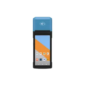 4G Android Mobile POS Slim Handheld Android 13 POS Scanner Tudo em um Terminal Pos de varejo com impressora de recibos S81