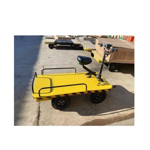 Xe đẩy tải nặng vận chuyển giỏ hàng di chuyển xe với 4 bánh xe cho tải điện Carry <span class=keywords><strong>Wagon</strong></span> - Product Image 3