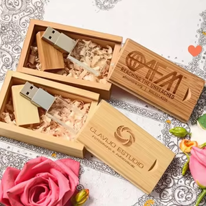 Hot Selling Wooden Usb Flash Drive 256GbGB Electric Gadgets for Birthday Wedding Business Gift Giveaways