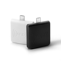 Lector USB Android para Microchip RFID EM4305 de 134.2KHZ para Animales, Mini Lector para Teléfono Móvil
