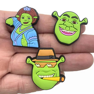 Nouveaux charms pour sabots en PVC, modèle MQ, monstres de dessin animé <span class=keywords><strong>Shrek</strong></span> et Princesse Fiona, décorations de chaussures pour les fans de <span class=keywords><strong>Shrek</strong></span> - Product Image 3