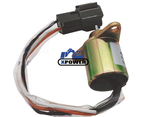 Pièces d'excavateur R55-7 R60-7, solénoïde d'arrêt de carburant 119233-77932 M810324 119233-77931 - Product Image 3