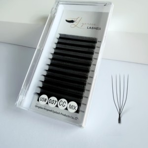 Extensions de cils <span class=keywords><strong>L</strong></span> <span class=keywords><strong>LU</strong></span> M Curl Volume, cils croisés en forme de fleur, cils en <span class=keywords><strong>U</strong></span>, Y, YY, 3D, 4D, 5D, 6D, cils en <span class=keywords><strong>U</strong></span> - Product Image 4