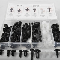 Assortiment de 100 pièces de Clips de retenue de voiture et de fixations Auto, accessoires de voiture, Clips intérieur Auto, Rivet, Kit de pare-chocs