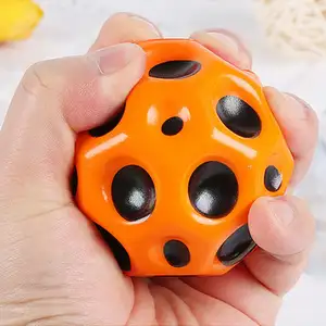 रंगीन अंतरिक्ष गेंदों नरम चंद्रमा उच्च उछाल गेंद पार्टी एहसान रबर विरोधी तनाव गेंद खिलौना बच्चों के लिए वयस्क Ergonomic डिजाइन